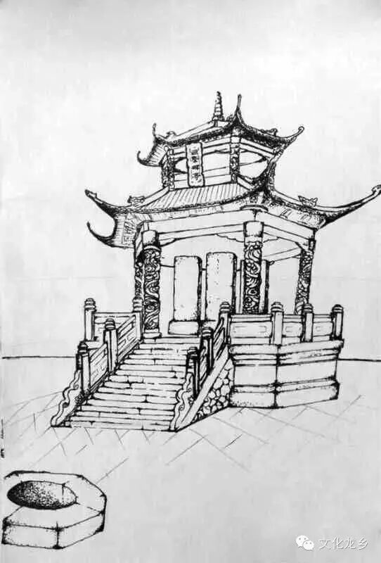 图说龙乡手绘濮阳古迹画