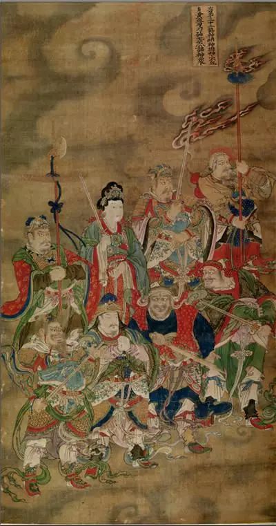 足不出户欣赏:山西博物院明代宝宁寺水陆画(局部放大)