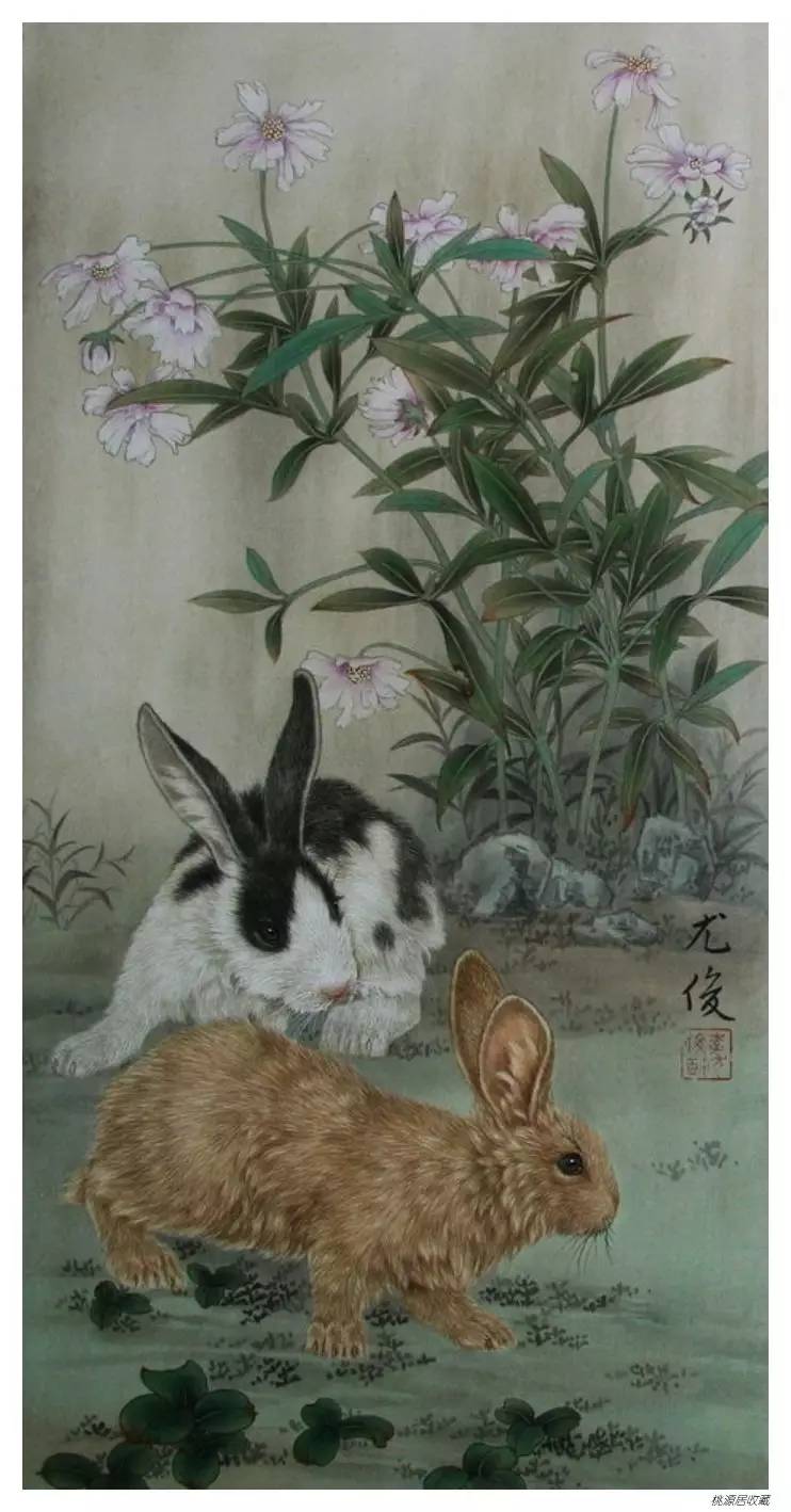 罕见精品工笔动物画欣赏