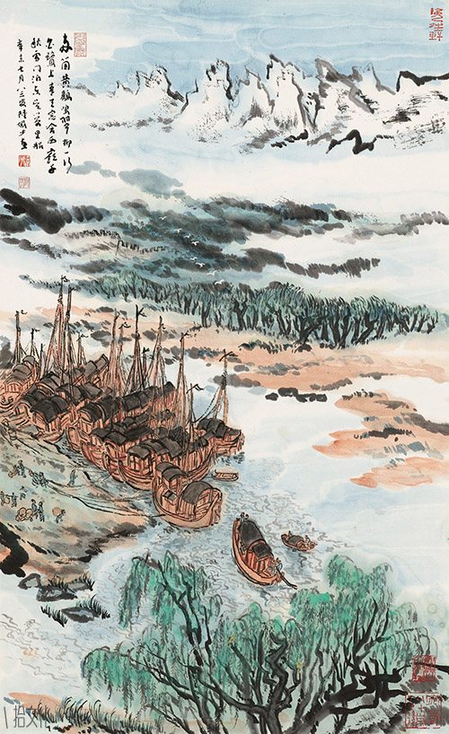 最大的门窗——窗含西岭千秋雪,门泊东吴万里船.