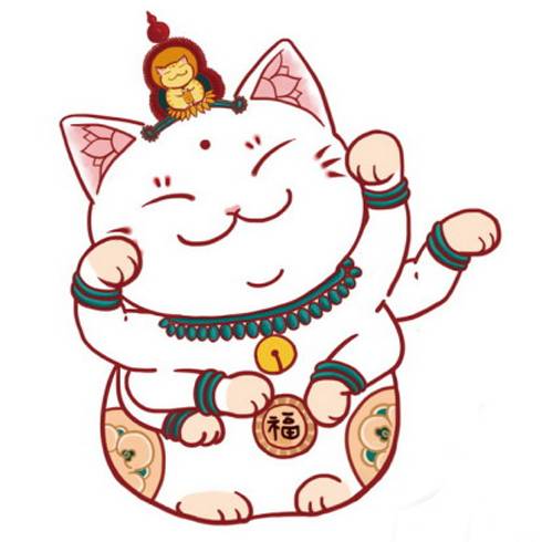 今天才是正正宗宗的财神日我接到五路财神咯转起来