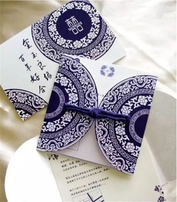 婚礼灵感 | 中式婚礼请柬也可以这么现代时尚