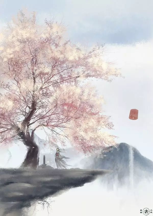 秋千庭院小帘栊 多少闲情闲绪,雨声中.