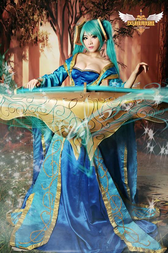 【cos】用意念吧 《英雄联盟》琴瑟仙女娑娜cos