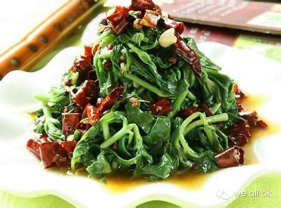 炝炒救心菜景菜无病害,是无公害绿色蔬菜.