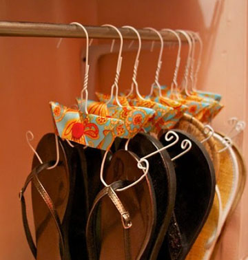 【家装改造】旧衣架改造成鞋挂架，美观又省空间210607