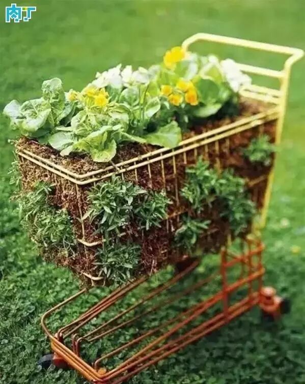 废弃的旧家具变废为宝---改造成美爆了的花器200928