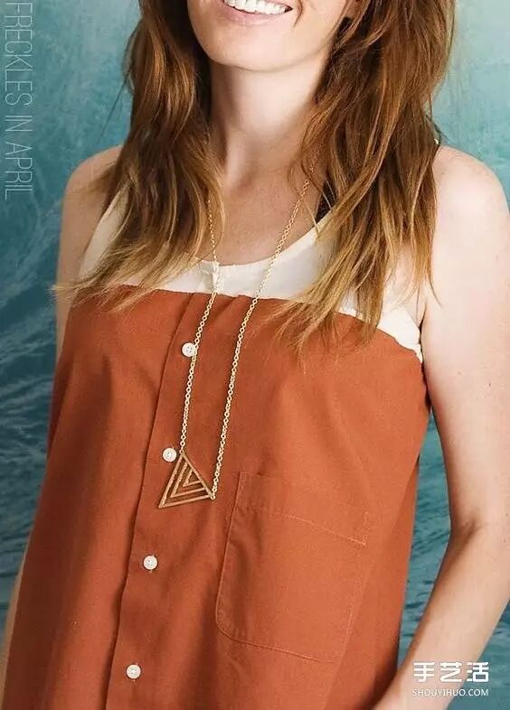 旧衣服改造--变身连衣短裙的图解教程220131