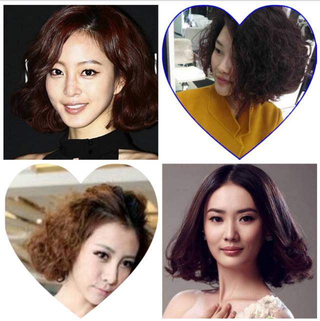 今年流行烫棱形"飞碟卷"