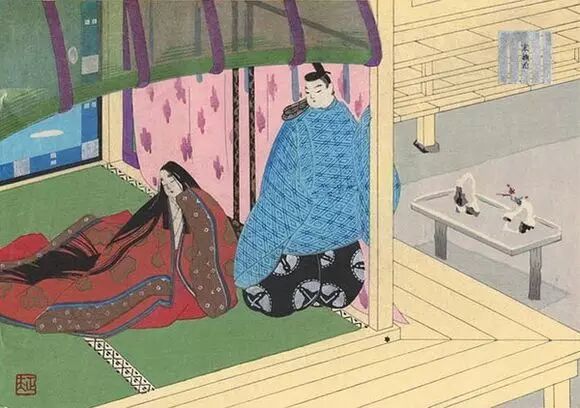 海老名正夫繪 源氏物語五十四帖 美樹嘉文藝志 微文庫