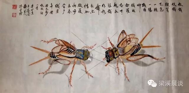 白露三朝出将军秋兴局里斗蟋蟀