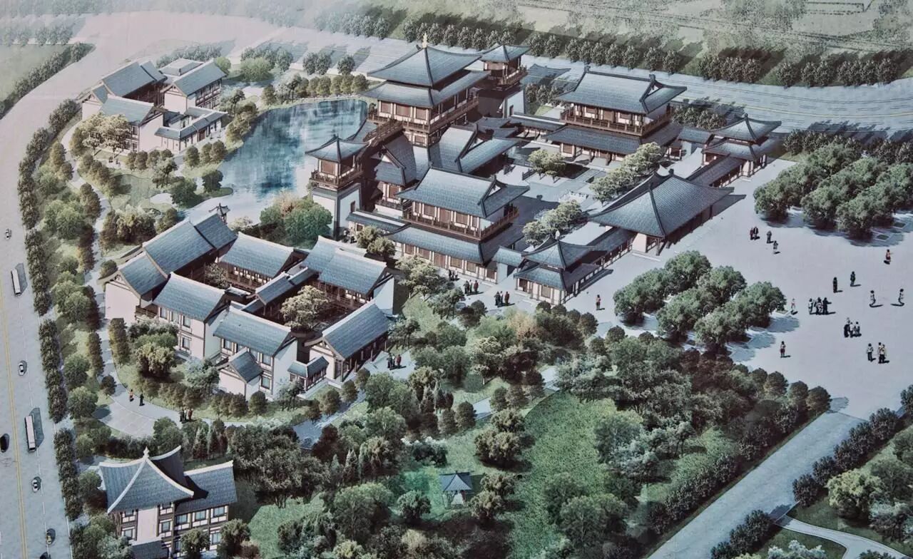 洛阳上阳宫俯瞰图