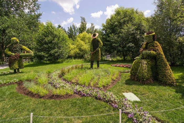 加拿大立体花坛展