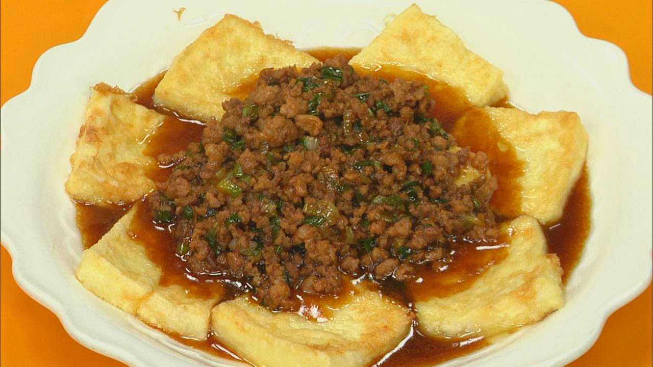 主料:肉馅 豆腐