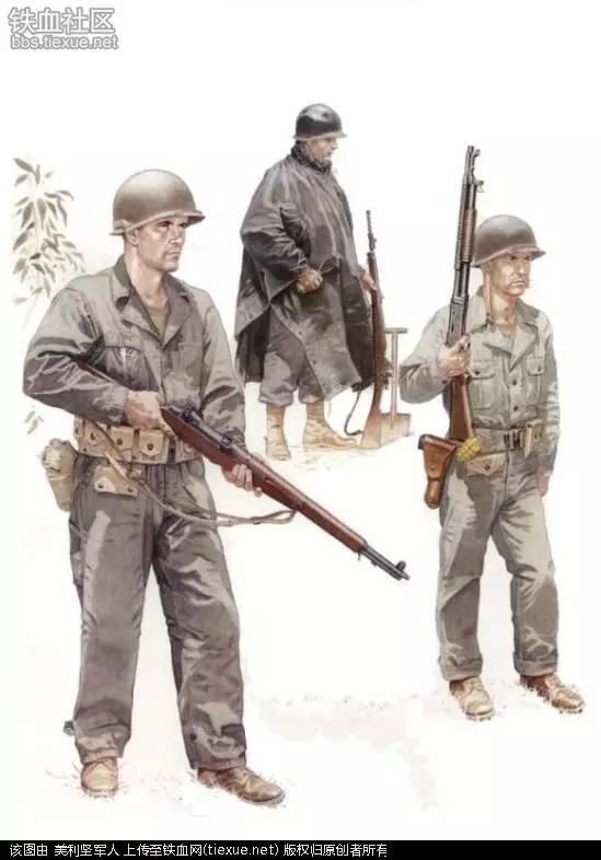 我们再看看二战时美军在南亚战场上的穿着:没有防弹背心!