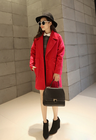 大红色大衣怎么搭配8种穿法最时髦