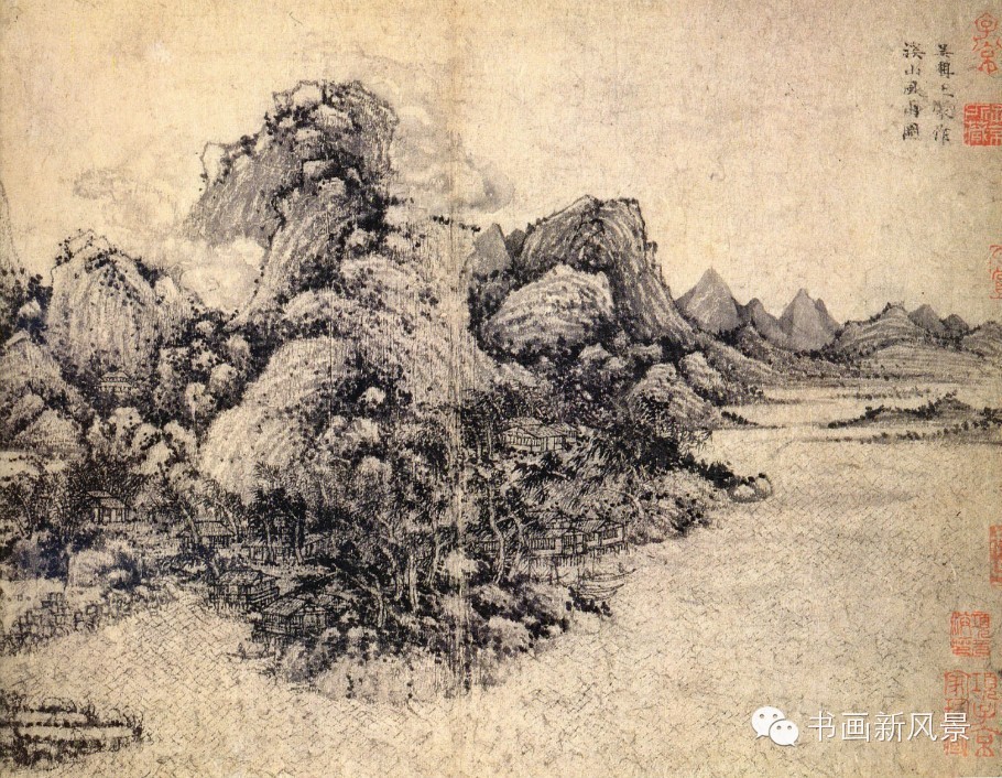 欣赏历代名家笔下的雨景山水