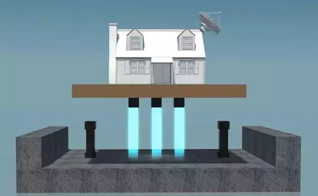 这房子,装了磁悬浮!一秒上天,让人类永不怕地震!