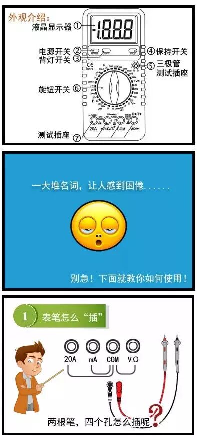 手把手教你使用數字萬用表及技巧，太棒了！的圖3