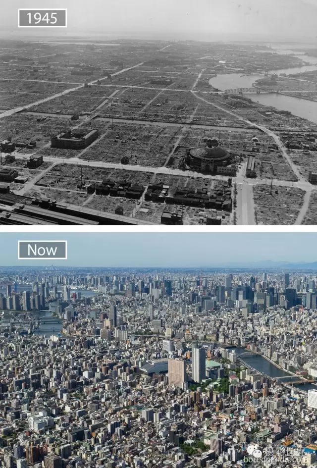 世界城市过去,现在对比图,说"天翻地覆"一点也不为过