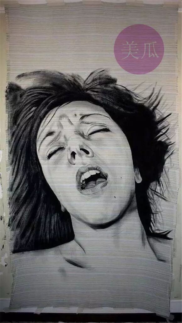 高潮时的表情画