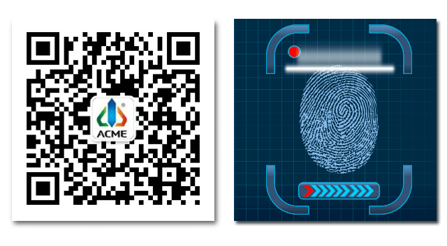 长按指纹"识别二维码"快速关注