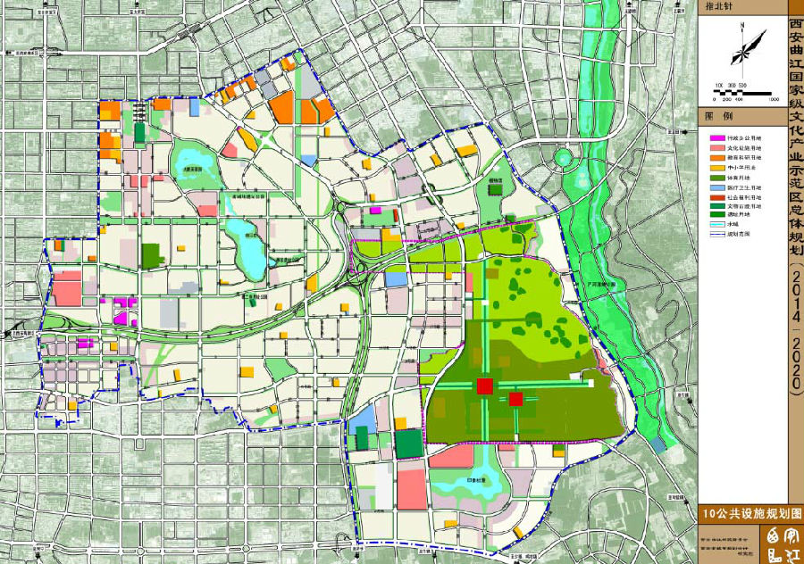 【图文】西安曲江新区最新总体规划图示(2014-2020)