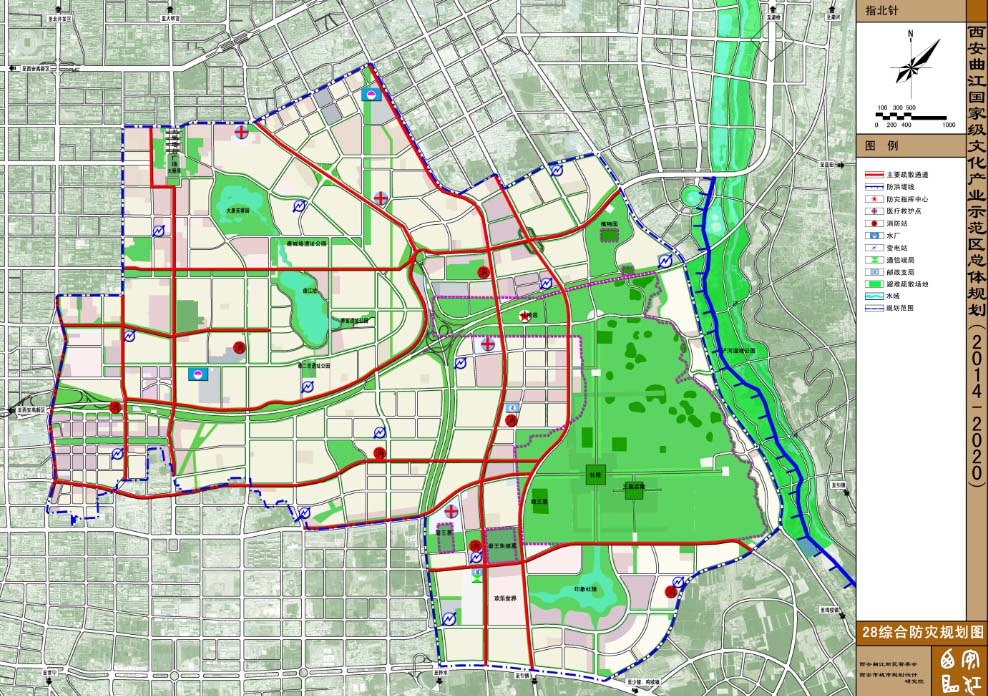 图文西安曲江新区最新总体规划图示20142020