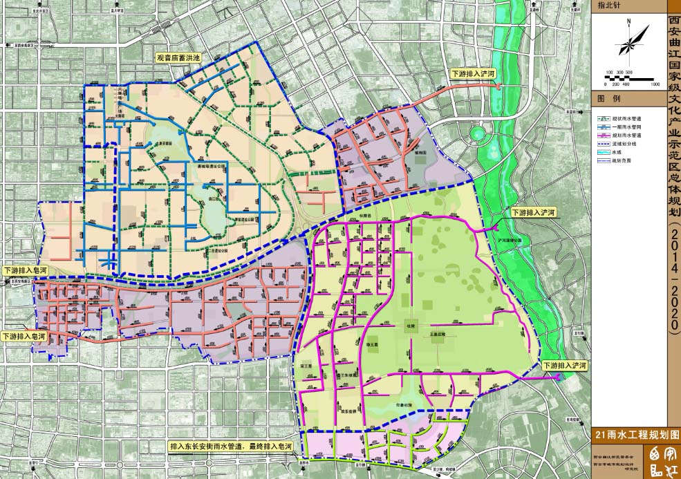 图文西安曲江新区最新总体规划图示20142020