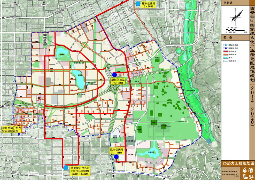 图文西安曲江新区最新总体规划图示20142020