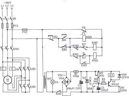 电动机降压启动方式及原理接线图大全的图6