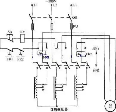 电动机降压启动方式及原理接线图大全的图1