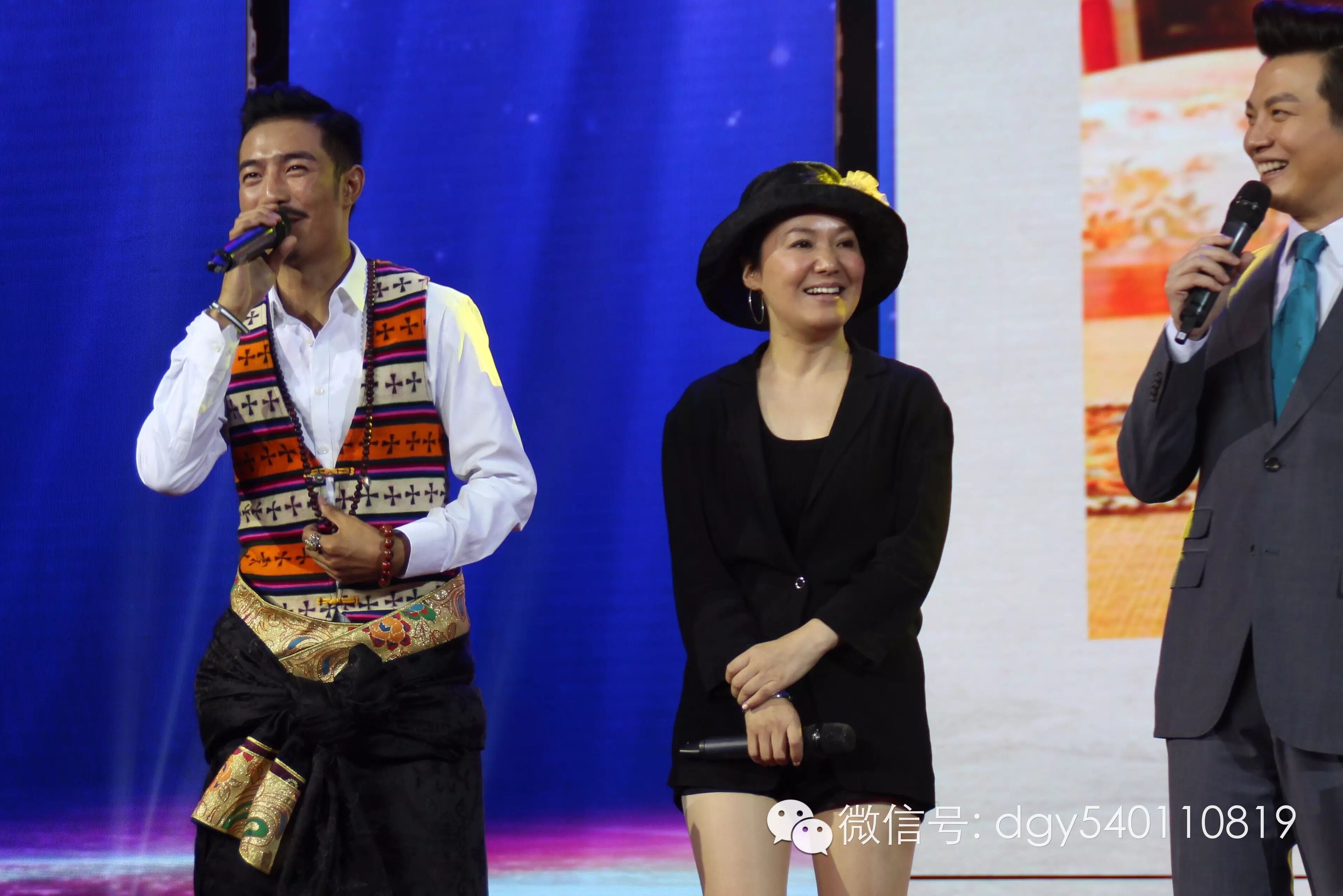 藏族歌手德格叶,张馨予,李玉刚,温兆伦等众明星出席爱心慈善夜