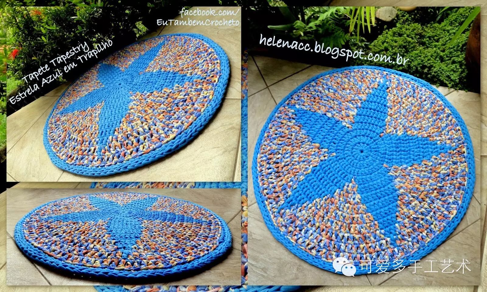 旧t恤不扔还有大用处!教你钩出41种坐垫地垫,美到逆天了!