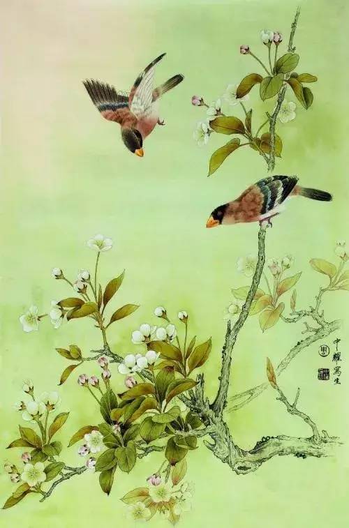 100幅工笔花鸟画集锦太美了