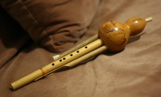 是云南少数民族特有的乐器之一,主要流传于傣,彝,阿昌,德昂等民族中