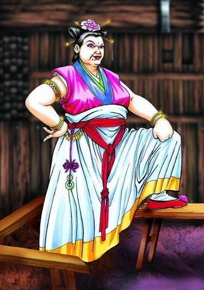 101 母大虫 顾大嫂102 菜园子 张青103 母夜叉 孙二娘104 活闪婆 王定