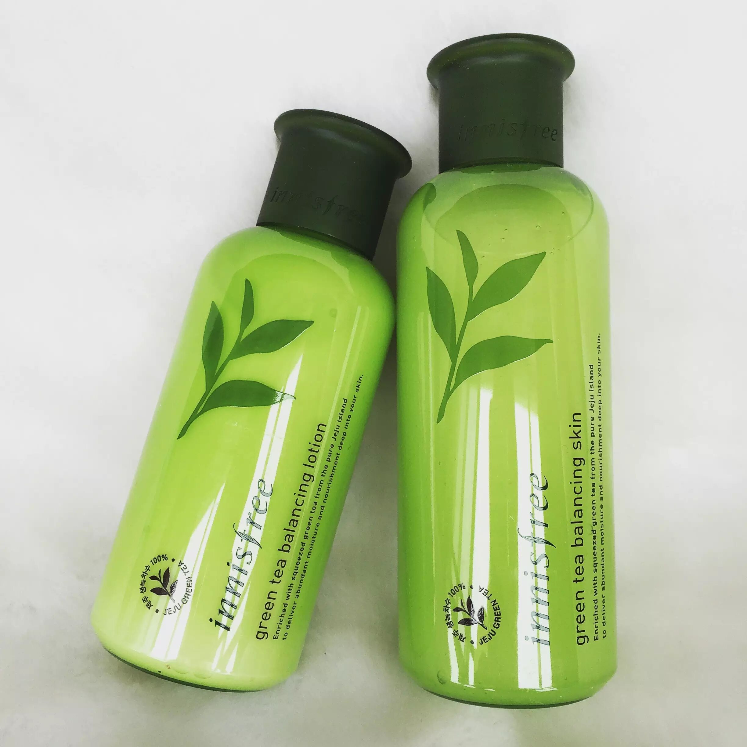 innisfree悦诗风吟绿茶精粹保湿平衡水乳 换新包装啦!