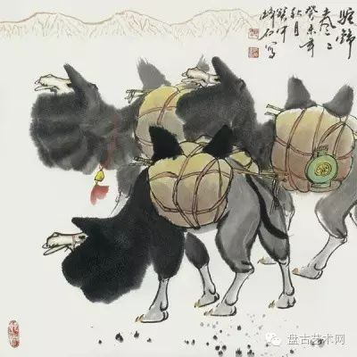 军旅书画家来自西北甘肃的骆驼王赵振元