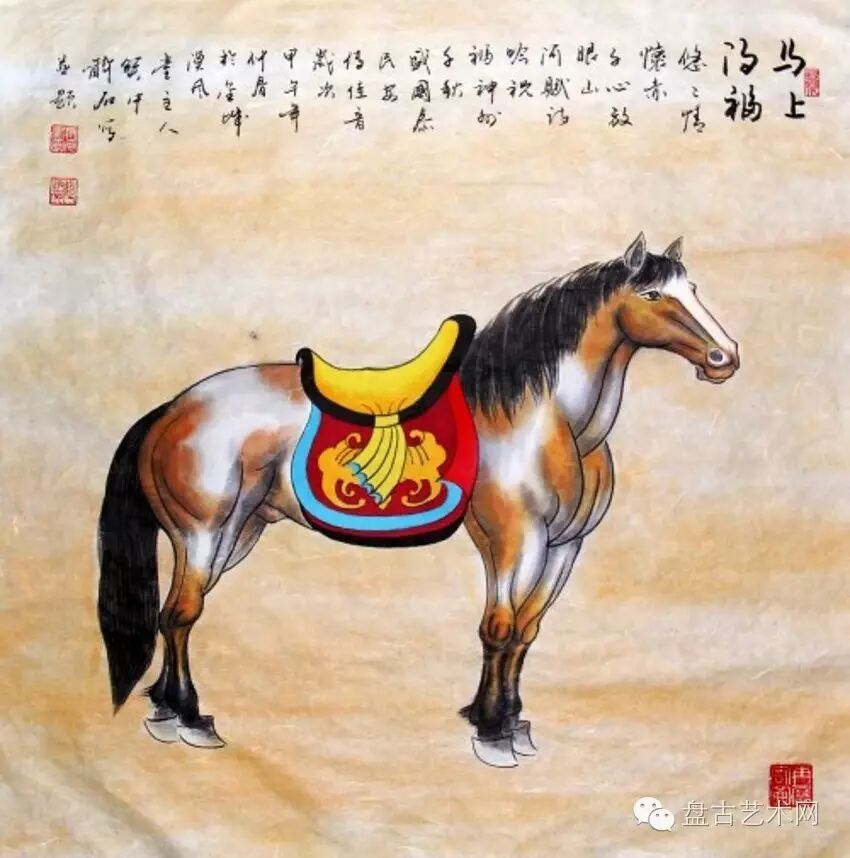 军旅书画家来自西北甘肃的骆驼王赵振元