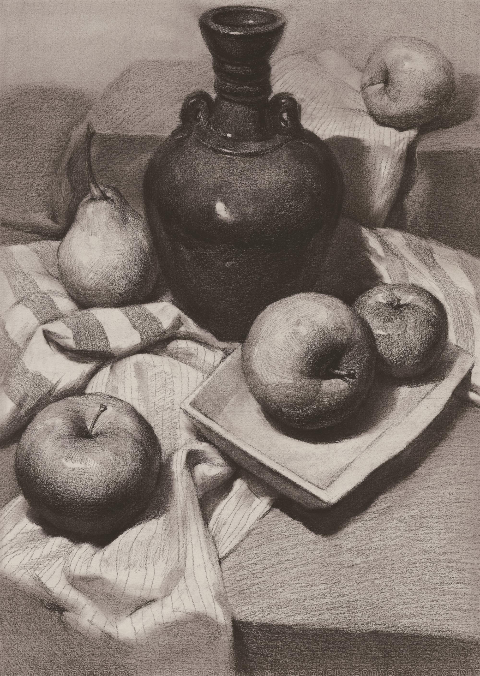 学好素描静物的方法与途径 - 艺库联盟画室 - 广州画室 艺库联盟画室