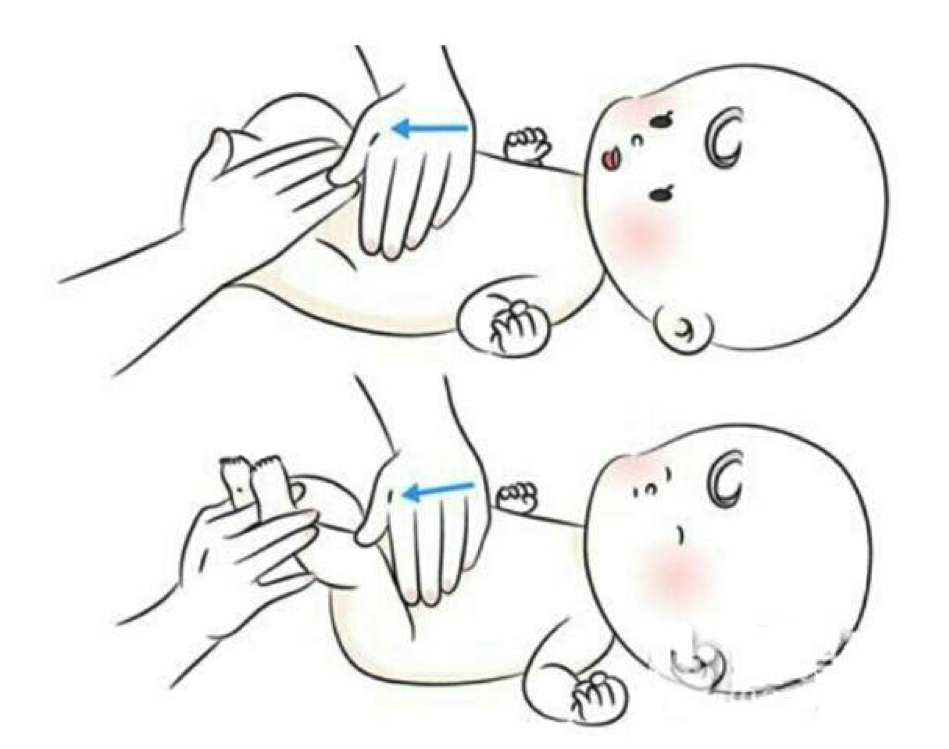 宝宝便秘按摩手法分步图解