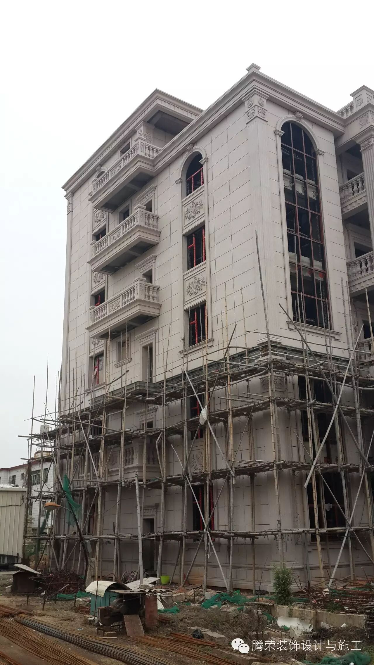 豪华独栋别墅石材干挂幕墙案例赏析