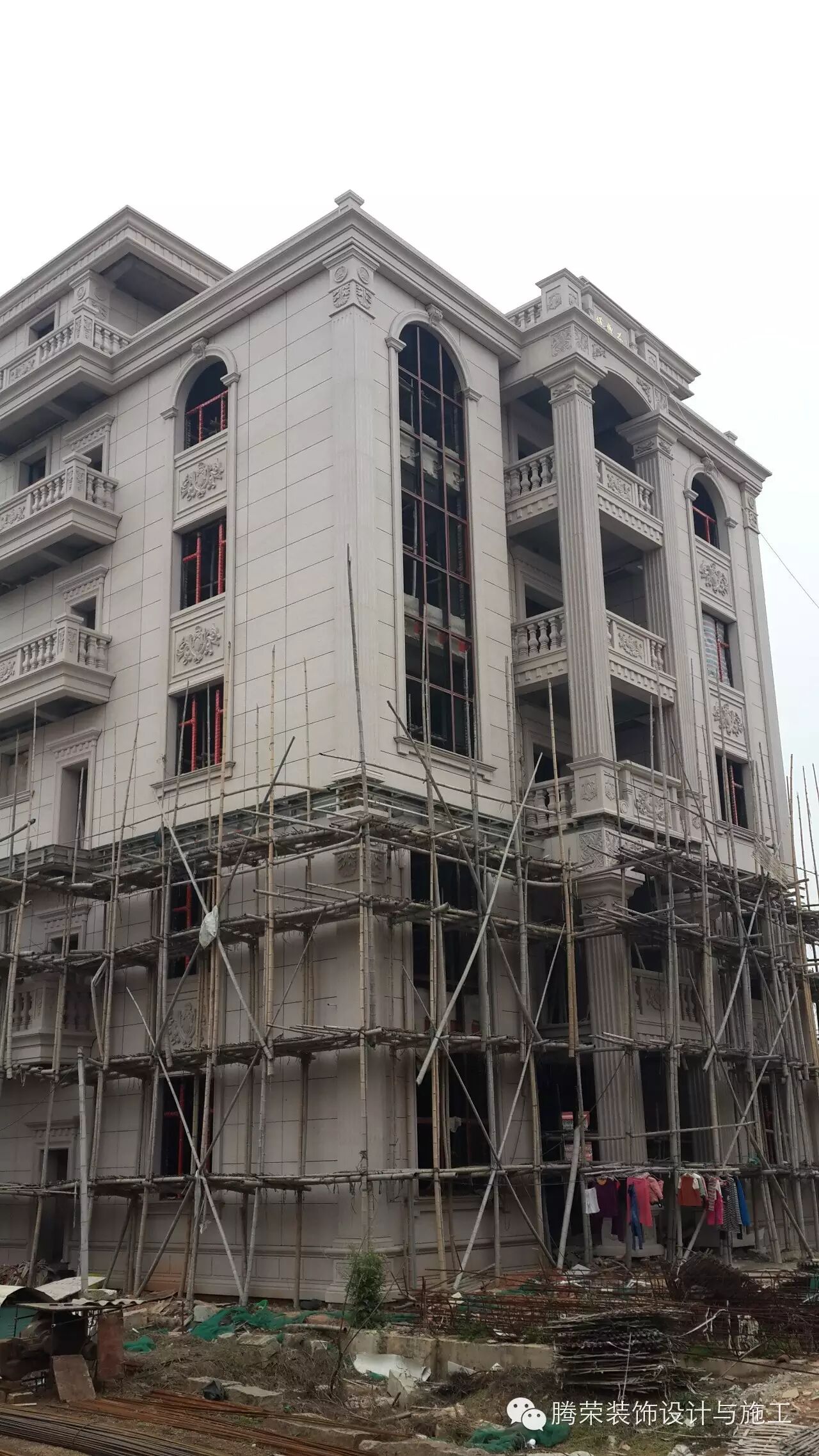 豪华独栋别墅石材干挂幕墙案例赏析