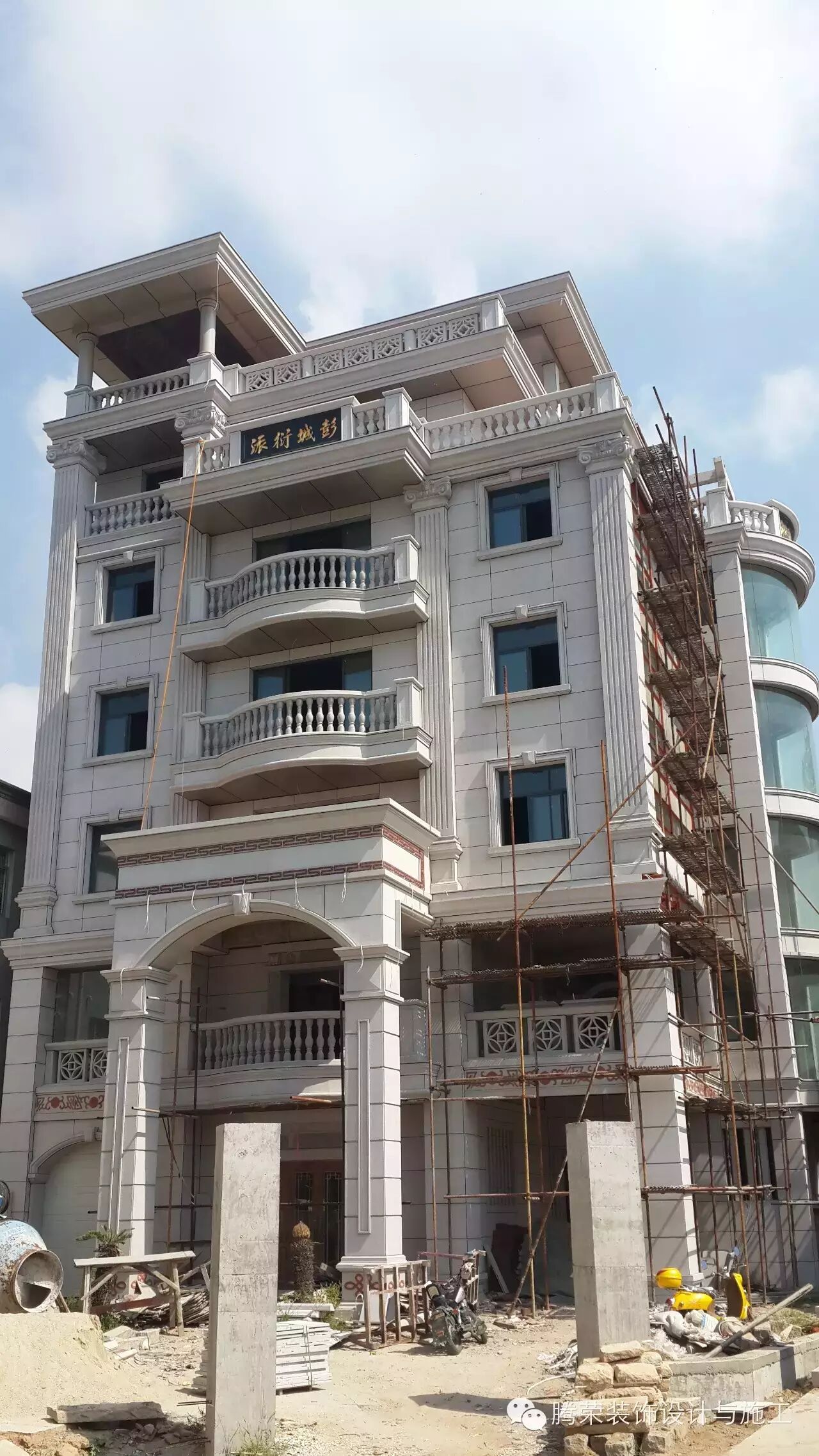 豪华独栋别墅石材干挂幕墙案例赏析