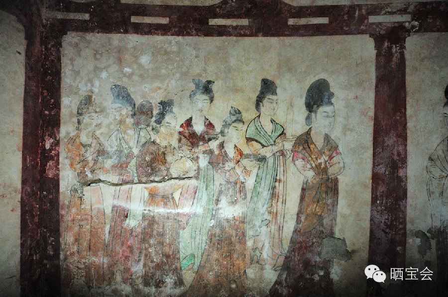 陕西博物馆唐代永泰公主壁画赏析十三