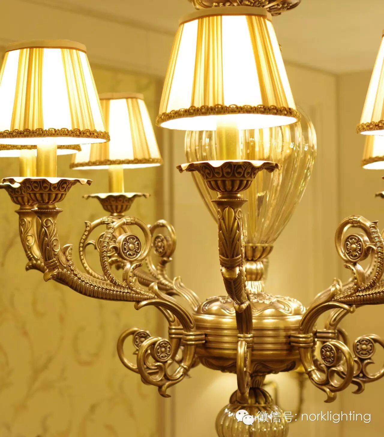 【测评】诺克照明纯铜欧式吊灯 再现"洛可可"式复古优雅