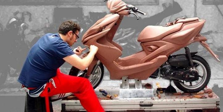 摩托车油泥模型