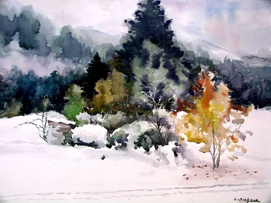 京西画家李清华作品欣赏!