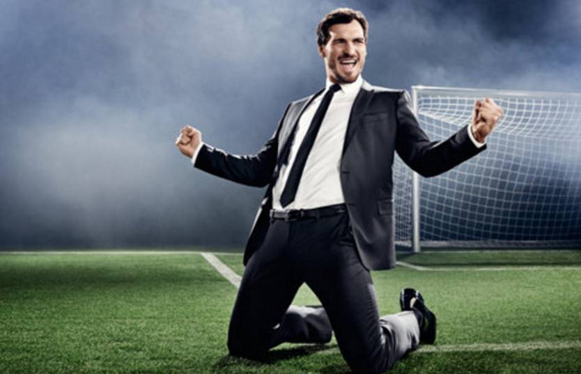 德国队西装写真照—足球场上的绅士